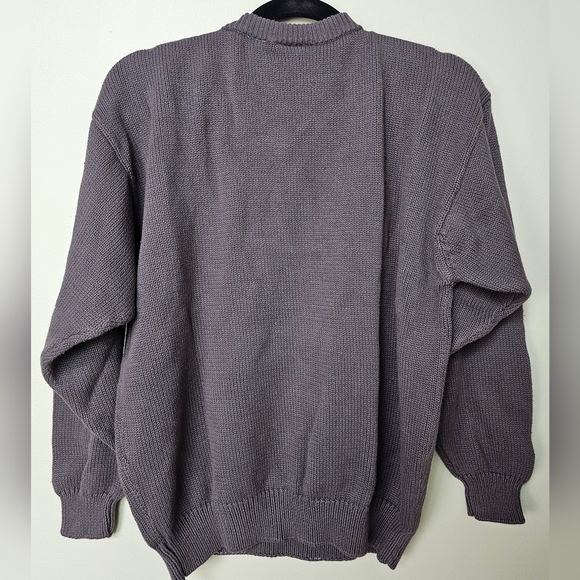 ReMADE By UO Urban Renewal 1995 Denim Patch Sweater, S/M **EACH ONE UNIQUE** - Picture 4 of 9